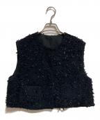 Gypsohilaジプソフィア）の古着「Sucre Gilet」｜ブラック