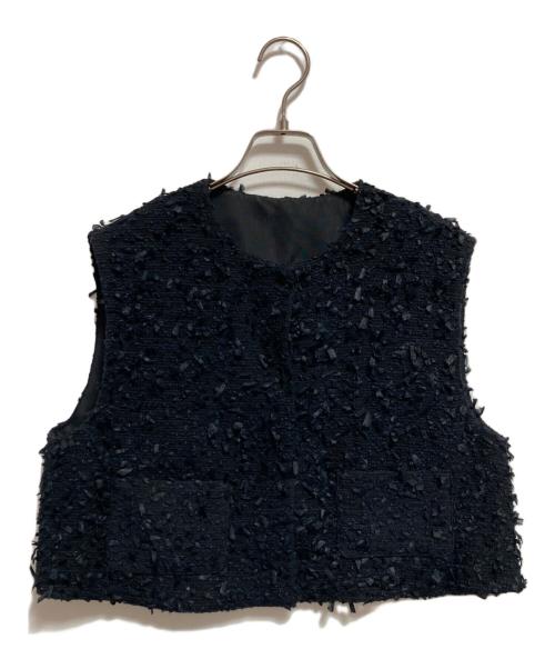 Gypsohila（ジプソフィア）Gypsohila (ジプソフィア) Sucre Gilet ブラック サイズ:FREEの古着・服飾アイテム