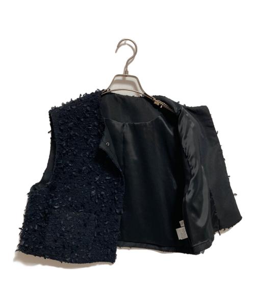 Gypsohila（ジプソフィア）Gypsohila (ジプソフィア) Sucre Gilet ブラック サイズ:FREEの古着・服飾アイテム