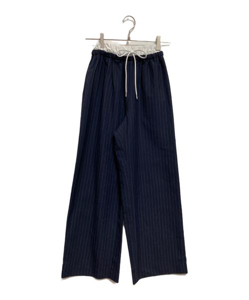 Gypsohila（ジプソフィア）Gypsohila (ジプソフィア) Docking Relaxy Slacks ネイビー サイズ:34の古着・服飾アイテム