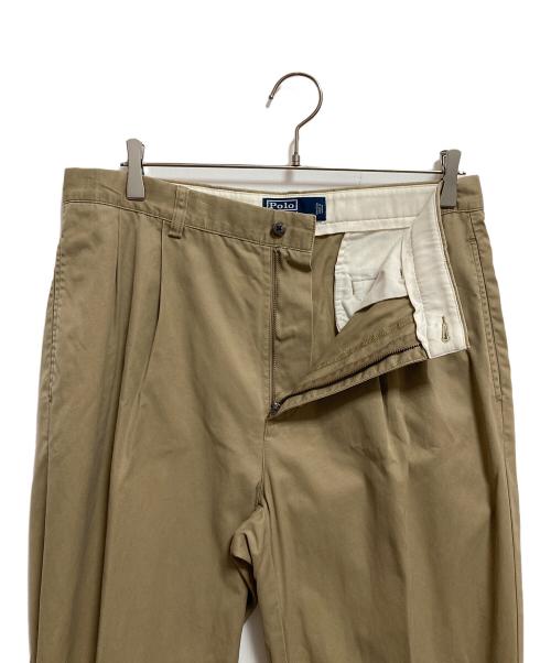 POLO RALPH LAUREN（ポロ・ラルフローレン）POLO RALPH LAUREN (ポロ・ラルフローレン) 90’ｓHAMMOND PANT ベージュ サイズ:33/30の古着・服飾アイテム