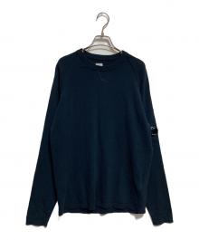 C.P COMPANY（シーピーカンパニー）の古着「コットンニット」｜ネイビー