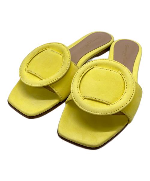 Gianvito Rossi（ジャンヴィト ロッシ）Gianvito Rossi (ジャンヴィト ロッシ) フラットサンダル イエロー サイズ: 36 1/2の古着・服飾アイテム