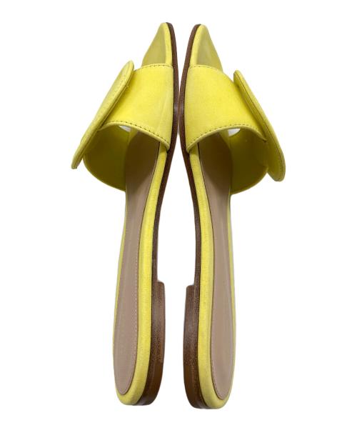 Gianvito Rossi（ジャンヴィト ロッシ）Gianvito Rossi (ジャンヴィト ロッシ) フラットサンダル イエロー サイズ: 36 1/2の古着・服飾アイテム