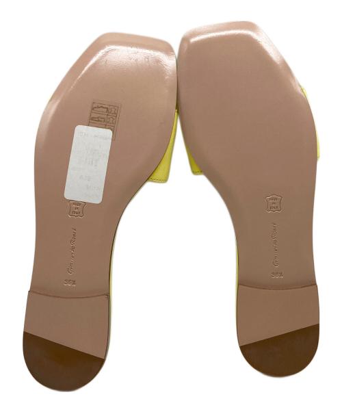 Gianvito Rossi（ジャンヴィト ロッシ）Gianvito Rossi (ジャンヴィト ロッシ) フラットサンダル イエロー サイズ: 36 1/2の古着・服飾アイテム
