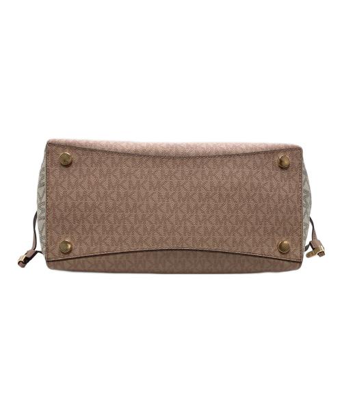 MICHAEL KORS（マイケルコース）MICHAEL KORS (マイケルコース) VOYAGER PVC EW シグネチャー トートバッグ ピンクの古着・服飾アイテム