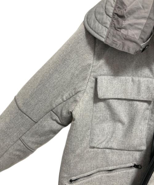 STONE ISLAND（ストーンアイランド）STONE ISLAND (ストーンアイランド) Wool Hooded Jacket グレー サイズ:Sの古着・服飾アイテム