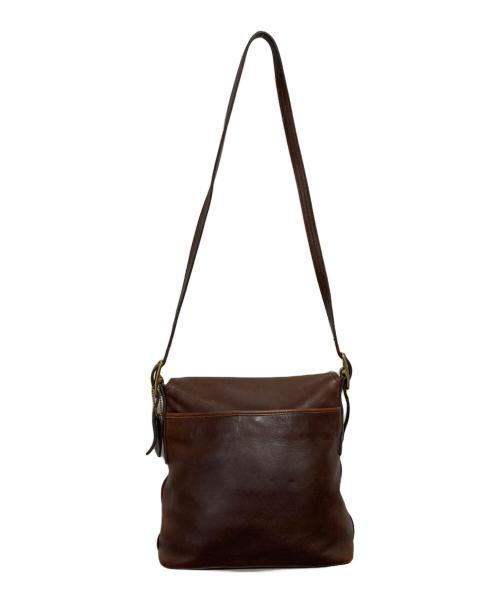 COACH（コーチ）COACH (コーチ) レザーショルダーバッグ ブラウンの古着・服飾アイテム