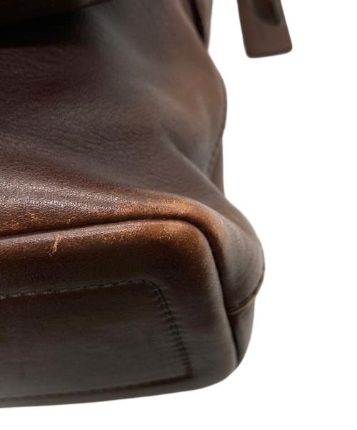 COACH（コーチ）COACH (コーチ) レザーショルダーバッグ ブラウンの古着・服飾アイテム