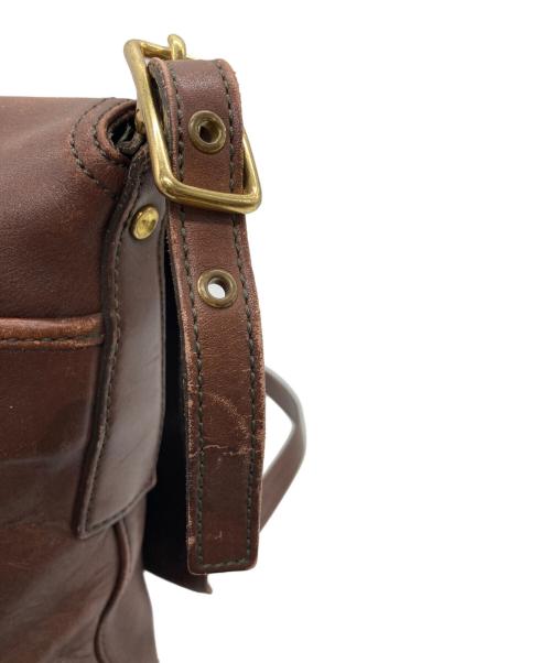 COACH（コーチ）COACH (コーチ) レザーショルダーバッグ ブラウンの古着・服飾アイテム