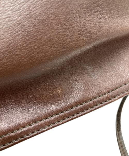 COACH（コーチ）COACH (コーチ) レザーショルダーバッグ ブラウンの古着・服飾アイテム