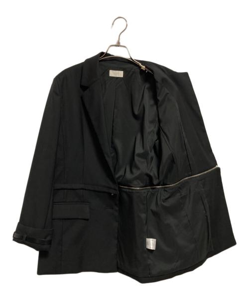 eimy istoire（エイミーイストワール）eimy istoire (エイミーイストワール) two way over jacket ブラック サイズ:FREEの古着・服飾アイテム