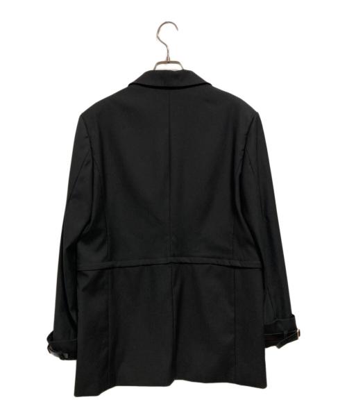 eimy istoire（エイミーイストワール）eimy istoire (エイミーイストワール) two way over jacket ブラック サイズ:FREEの古着・服飾アイテム