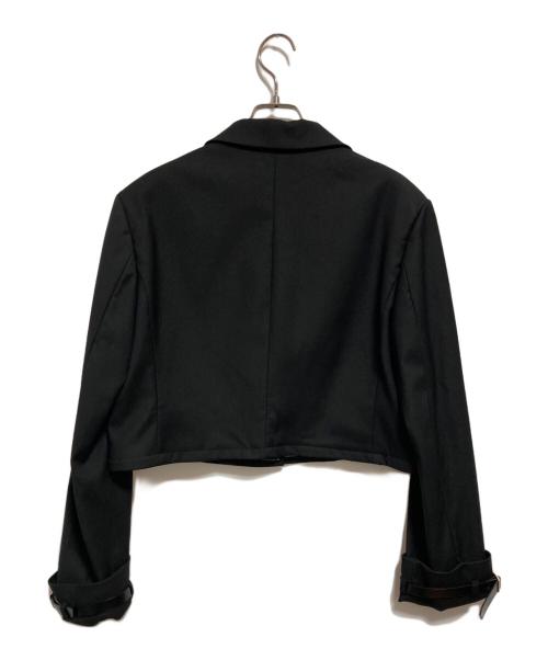 eimy istoire（エイミーイストワール）eimy istoire (エイミーイストワール) two way over jacket ブラック サイズ:FREEの古着・服飾アイテム