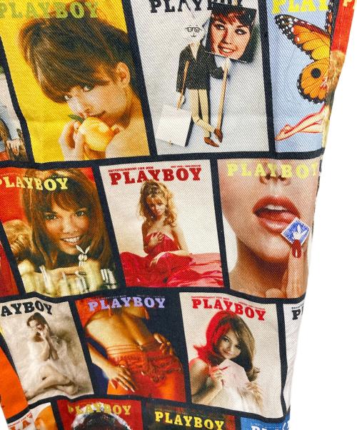 PLAY BOY（プレイボーイ）PLAY BOY (プレイボーイ) X-LARGE (エクストララージ) プリントパンツ マルチカラー サイズ:XLの古着・服飾アイテム