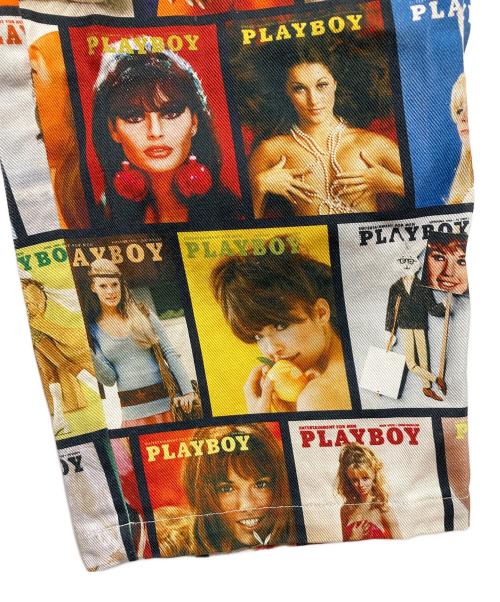 PLAY BOY（プレイボーイ）PLAY BOY (プレイボーイ) X-LARGE (エクストララージ) プリントパンツ マルチカラー サイズ:XLの古着・服飾アイテム