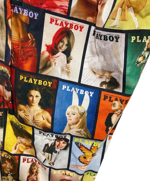 PLAY BOY（プレイボーイ）PLAY BOY (プレイボーイ) X-LARGE (エクストララージ) プリントパンツ マルチカラー サイズ:XLの古着・服飾アイテム