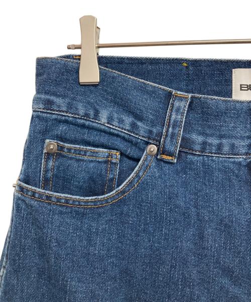 BEEDEN（ビーデン）BEEDEN (ビーデン) FACE PRINT WIDE STRAIGHT PANTS インディゴ サイズ:Mの古着・服飾アイテム
