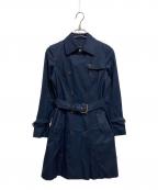 BLUE LABEL CRESTBRIDGEブルーレーベルクレストブリッジ）の古着「ライナー付トレンチコート」｜ネイビー