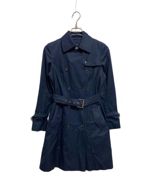 BLUE LABEL CRESTBRIDGE（ブルーレーベルクレストブリッジ）BLUE LABEL CRESTBRIDGE (ブルーレーベルクレストブリッジ) ライナー付トレンチコート ネイビー サイズ:M（38）の古着・服飾アイテム