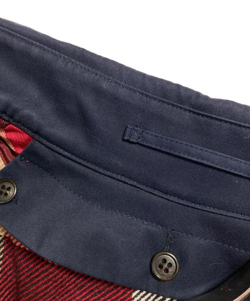 BLUE LABEL CRESTBRIDGE（ブルーレーベルクレストブリッジ）BLUE LABEL CRESTBRIDGE (ブルーレーベルクレストブリッジ) ライナー付トレンチコート ネイビー サイズ:M（38）の古着・服飾アイテム
