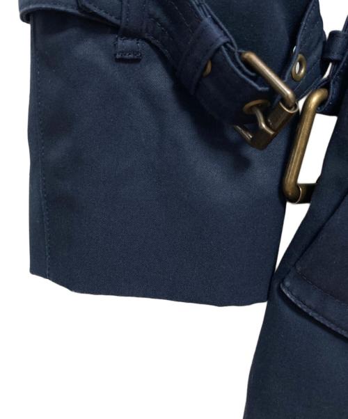 BLUE LABEL CRESTBRIDGE（ブルーレーベルクレストブリッジ）BLUE LABEL CRESTBRIDGE (ブルーレーベルクレストブリッジ) ライナー付トレンチコート ネイビー サイズ:M（38）の古着・服飾アイテム