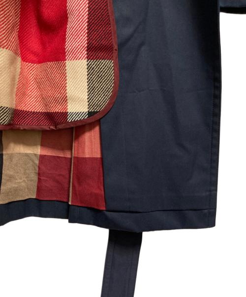 BLUE LABEL CRESTBRIDGE（ブルーレーベルクレストブリッジ）BLUE LABEL CRESTBRIDGE (ブルーレーベルクレストブリッジ) ライナー付トレンチコート ネイビー サイズ:M（38）の古着・服飾アイテム