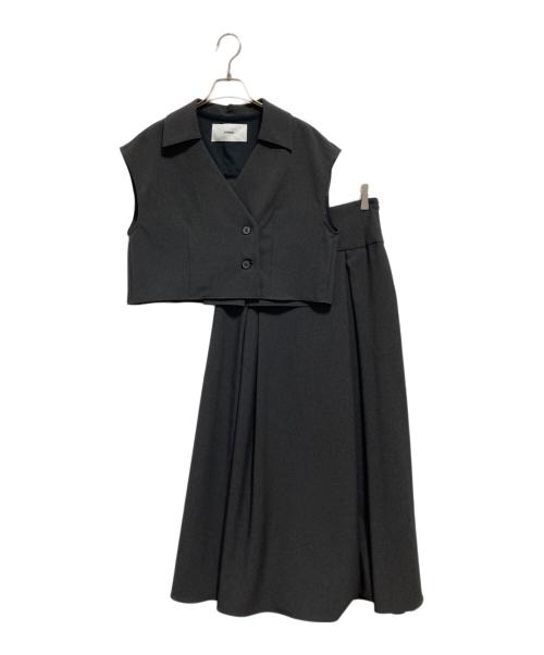 STUDIOUS（ステュディオス）STUDIOUS (ステュディオス) Two Piece Dresses グレー サイズ:2の古着・服飾アイテム