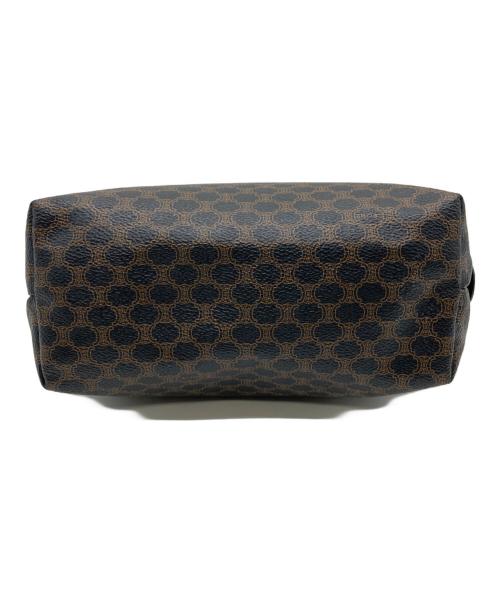 CELINE（セリーヌ）CELINE (セリーヌ) マダカム コスメポーチ ブラウン×ブラックの古着・服飾アイテム