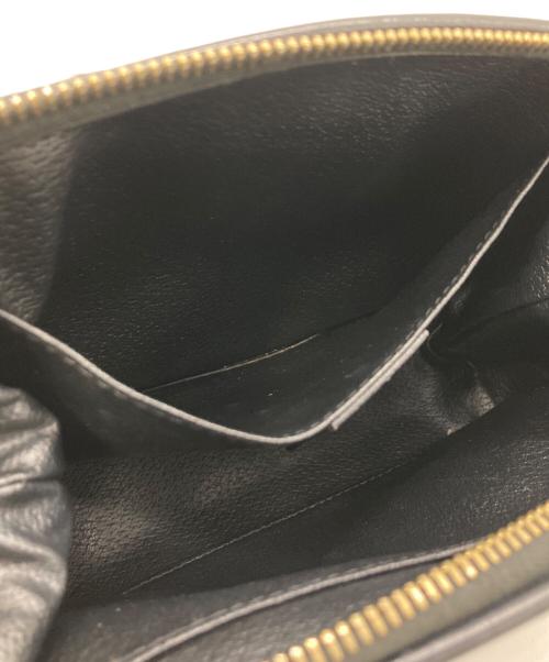 CELINE（セリーヌ）CELINE (セリーヌ) マダカム コスメポーチ ブラウン×ブラックの古着・服飾アイテム