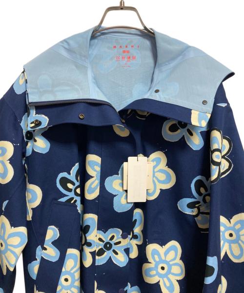 UNIQLO（ユニクロ）UNIQLO (ユニクロ) MARNI (マルニ) ブロテックハーフコート ネイビー サイズ:XS 未使用品の古着・服飾アイテム