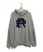 POLO RALPH LAURENポロ・ラルフローレン）の古着「ロゴワッペンプルオーバーパーカー」｜グレー