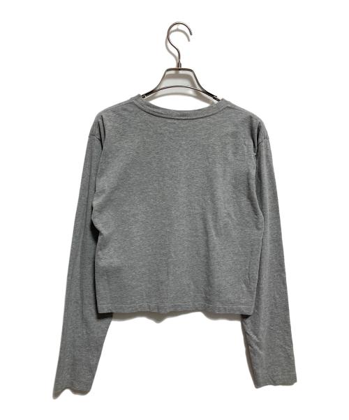 SEA（シー）SEA (シー) SEAVALLY MOUNTAIN CLUB GRAPHIC L/S TEE グレーの古着・服飾アイテム