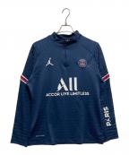 JORDANジョーダン）の古着「ハーフジップカットソー」｜ネイビー