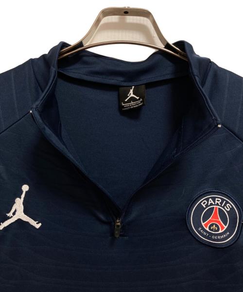 JORDAN（ジョーダン）JORDAN (ジョーダン) ハーフジップカットソー ネイビー サイズ:Lの古着・服飾アイテム