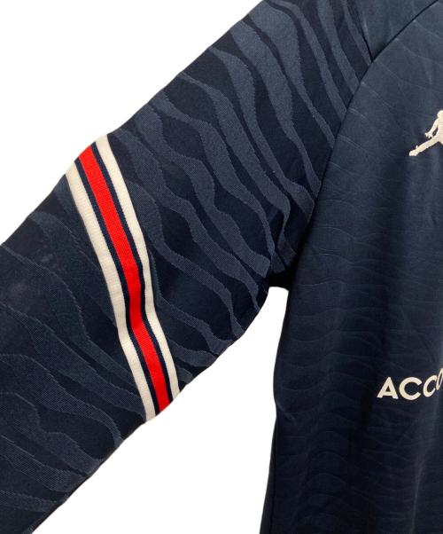 JORDAN（ジョーダン）JORDAN (ジョーダン) ハーフジップカットソー ネイビー サイズ:Lの古着・服飾アイテム