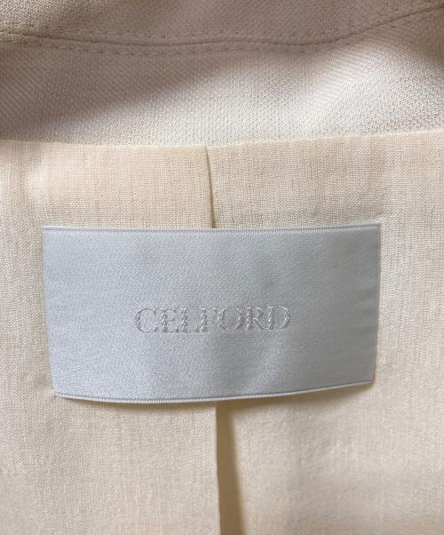 CELFORD（セルフォード）CELFORD (セルフォード) 2WAYメタルボタンジャケット ベージュ サイズ:S（36）の古着・服飾アイテム