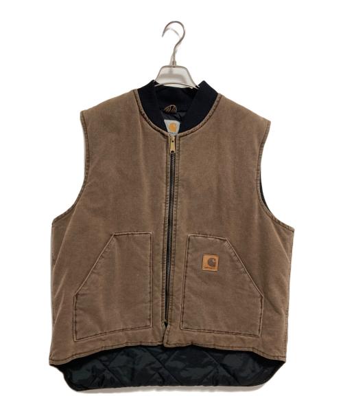 CarHartt（カーハート）CarHartt (カーハート) ダックベスト ブラウン サイズ:XLの古着・服飾アイテム