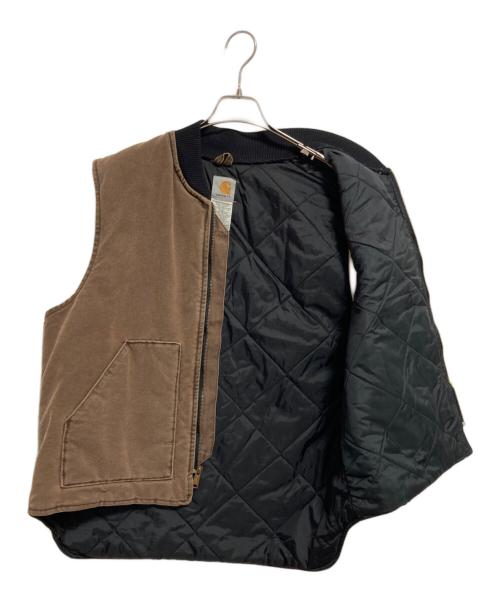 CarHartt（カーハート）CarHartt (カーハート) ダックベスト ブラウン サイズ:XLの古着・服飾アイテム