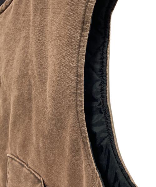 CarHartt（カーハート）CarHartt (カーハート) ダックベスト ブラウン サイズ:XLの古着・服飾アイテム