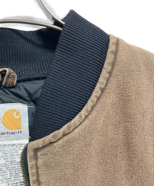 CarHartt（カーハート）CarHartt (カーハート) ダックベスト ブラウン サイズ:XLの古着・服飾アイテム