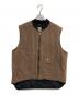 CarHartt（カーハート）の古着「ダックベスト」｜ブラウン