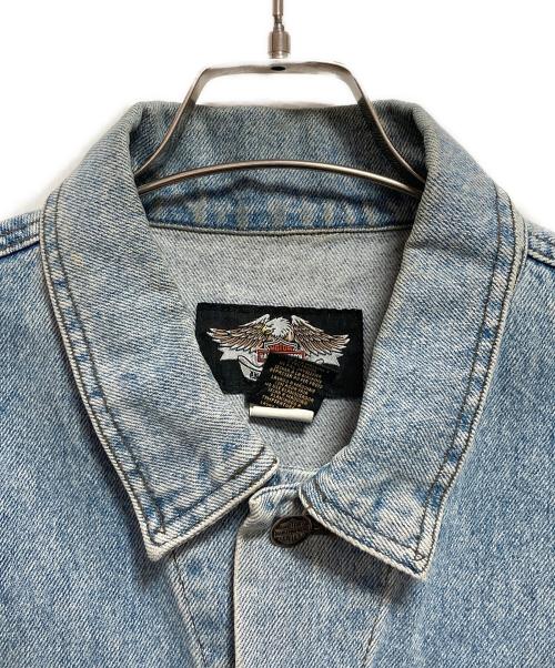 HARLEY-DAVIDSON（ハーレーダビッドソン）HARLEY-DAVIDSON (ハーレーダビッドソン) デニムベスト インディゴ サイズ:Lの古着・服飾アイテム