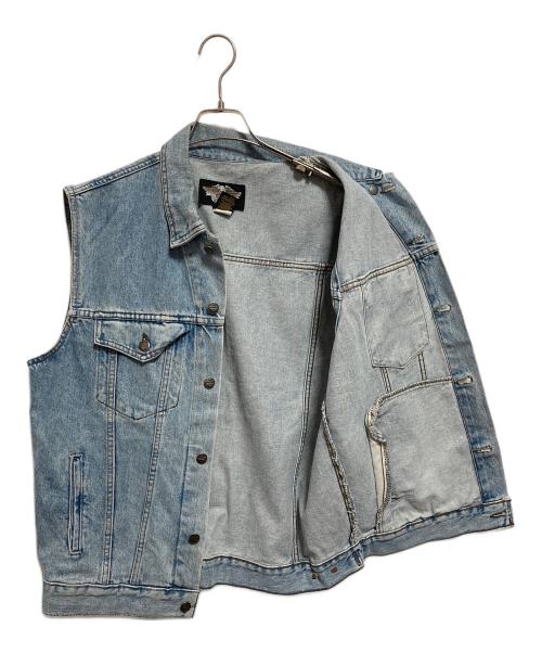 HARLEY-DAVIDSON（ハーレーダビッドソン）HARLEY-DAVIDSON (ハーレーダビッドソン) デニムベスト インディゴ サイズ:Lの古着・服飾アイテム