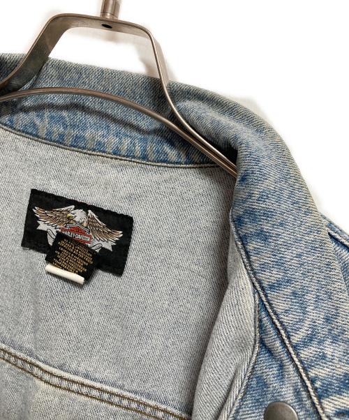 HARLEY-DAVIDSON（ハーレーダビッドソン）HARLEY-DAVIDSON (ハーレーダビッドソン) デニムベスト インディゴ サイズ:Lの古着・服飾アイテム