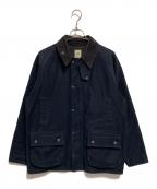 F.O.B FACTORYエフオービー ファクトリー）の古着「MOLESKIN RIDING JKT」｜ネイビー