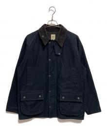 F.O.B FACTORY（エフオービー ファクトリー）の古着「MOLESKIN RIDING JKT」｜ネイビー