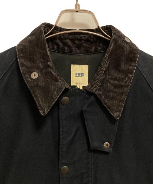 F.O.B FACTORY（エフオービー ファクトリー）F.O.B FACTORY (エフオービー ファクトリー) MOLESKIN RIDING JKT ネイビー サイズ:4の古着・服飾アイテム