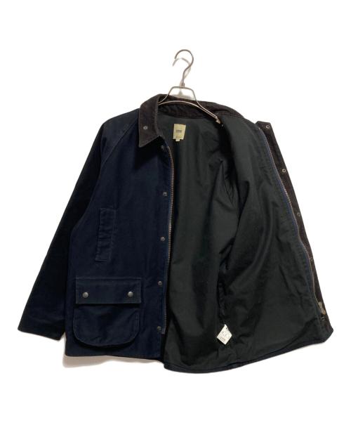 F.O.B FACTORY（エフオービー ファクトリー）F.O.B FACTORY (エフオービー ファクトリー) MOLESKIN RIDING JKT ネイビー サイズ:4の古着・服飾アイテム