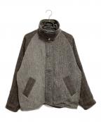Harris Tweed×yousedハリスツイード×ユーズド）の古着「ウールジャケット」｜グレー